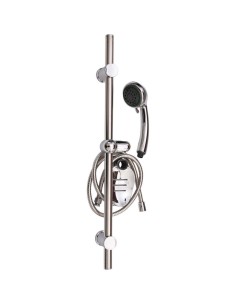 3401102 - kit barre/douchette 4 fonctions et anticalcaire/flexible 150 cm/porte