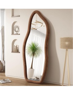 3050-ls miroir pika - 60*150*3 - bois massif bois foncé