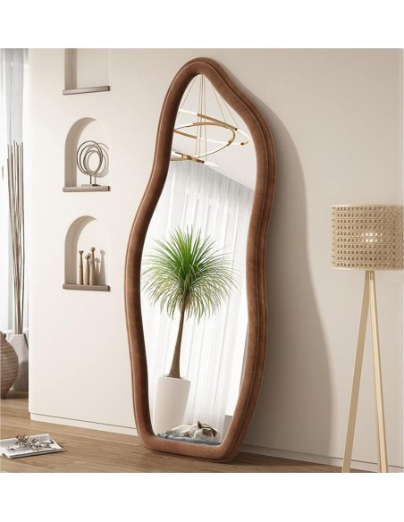 3050-ls miroir pika - 60*150*3 - bois massif bois foncé