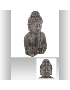 155113-bouddha effet bois h 48 L. 29 x P. 20 x H. 50 cm