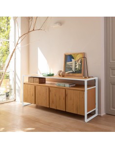 kell02bu517-bahut 4 portes pin