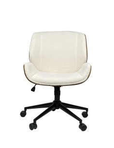 chaise bureau ducasse - creme - 58x62x95cm