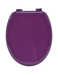 4101170 - abattant wc mdf 18 pouces attaches plastiques - aubergine