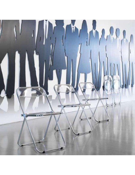 05159-chaise pliante acrylique transp