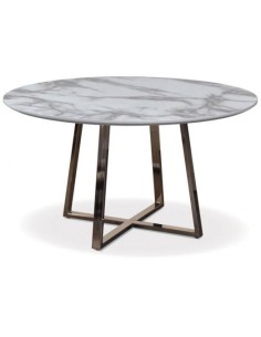 013726/013726b-table basse franck fa&ccedil:on marbre chrom&eacute: