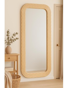 23100-qd-4 miroir abal - 80*180*2.3 - bois massif