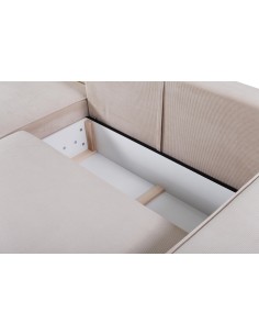 zoom 19 / canape angle gauche  fiord gris