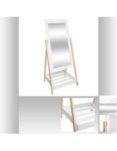 miroir pied mdf blc 102x46