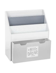 127221b - bibliotheque bac douceur gris