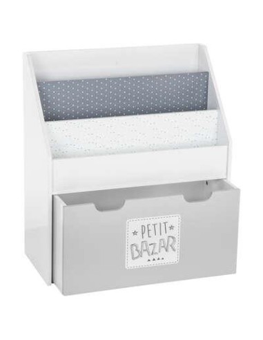 127221b - bibliotheque bac douceur gris