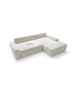 canape convertible angle droit bouli / genesis 01 beige