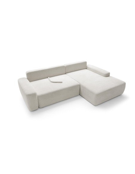 canape convertible angle droit bouli / genesis 01 beige