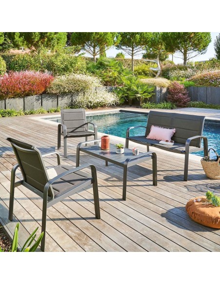 165653f  - salon elyn 4p olive/graphite