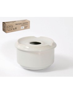 cendrier 11cm blanc p. hotellerie
