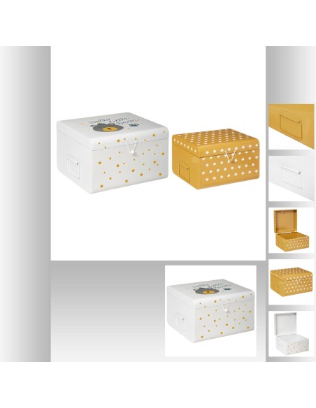 174045 - cantine metal carre x2