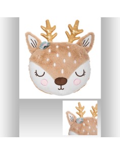 174014 - coussin tete biche foret