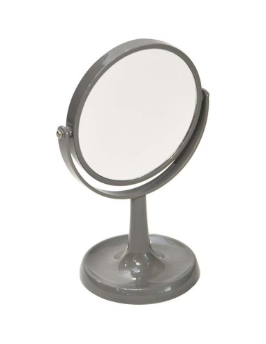 8521180 - miroir base vide poche abs 1 face normal/1 face grossissante x3 - gris