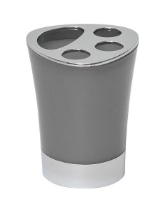 porte brosses a dents pp conique - gris