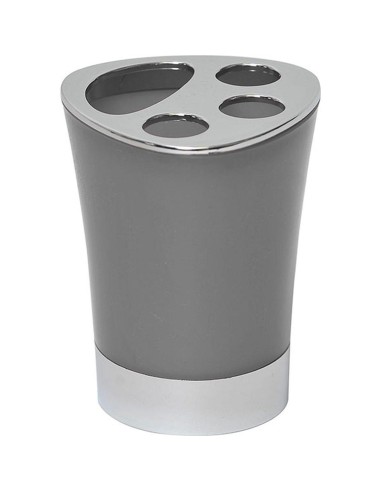 porte brosses a dents pp conique - gris