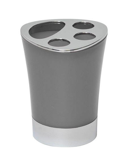 porte brosses a dents pp conique - gris