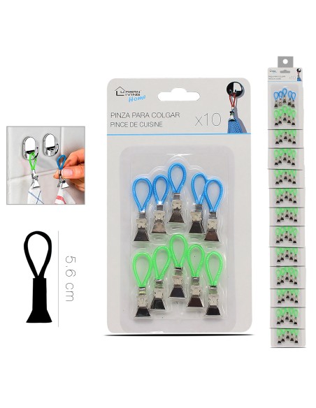 13517 - pince a torchon  x10 1.5 x 5.6 cm