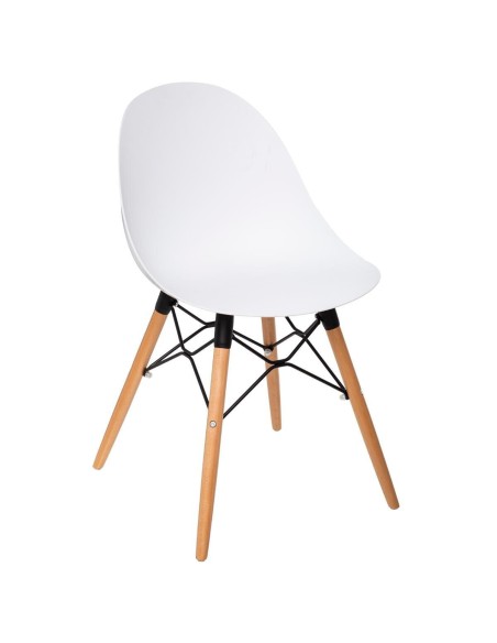 166774b-chaise pp ezra - blanc
