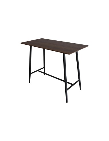console lewis - -placage chene & pieds metal blancs/120x60x95cm