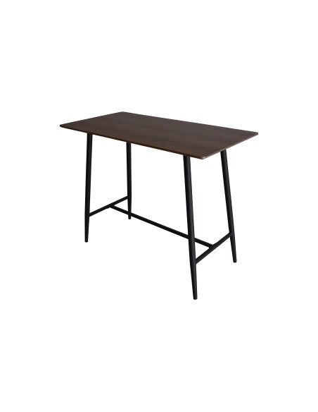 console lewis - -placage chene & pieds metal blancs/120x60x95cm
