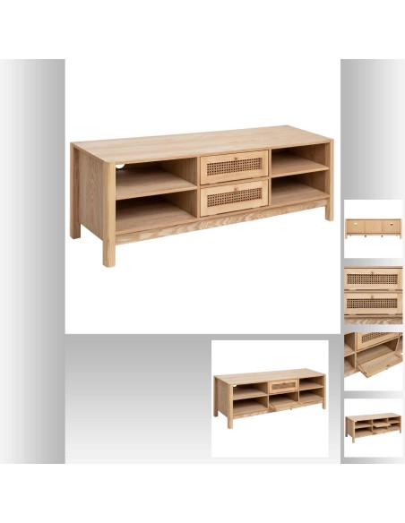 166712-meuble tv 2tir clapet arty