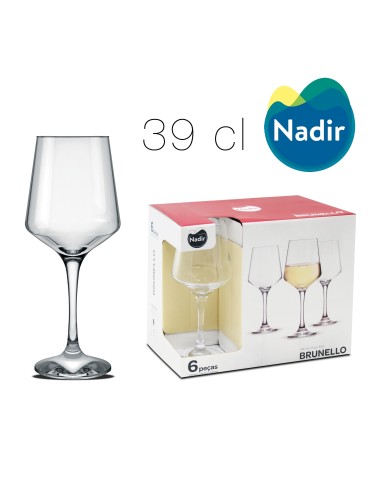 verre a pied brunello 39 cl x6