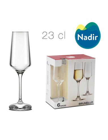 flute brunello 23 cl x6