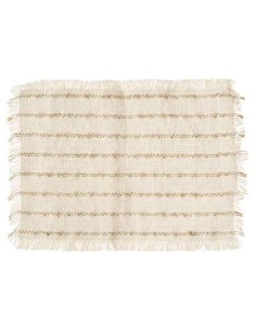 176984a - set table jute blanc 45x30