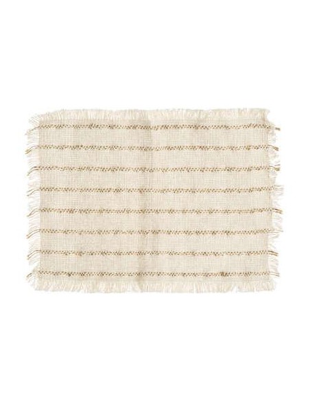 176984a - set table jute blanc 45x30