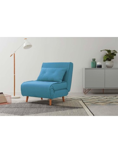 448833 fauteuil convertible mateo turquoise