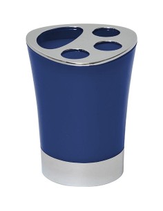 porte brosses a dents pp conique - bleu marine