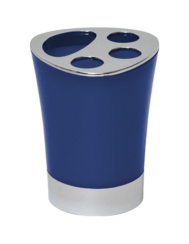 porte brosses a dents pp conique - bleu marine