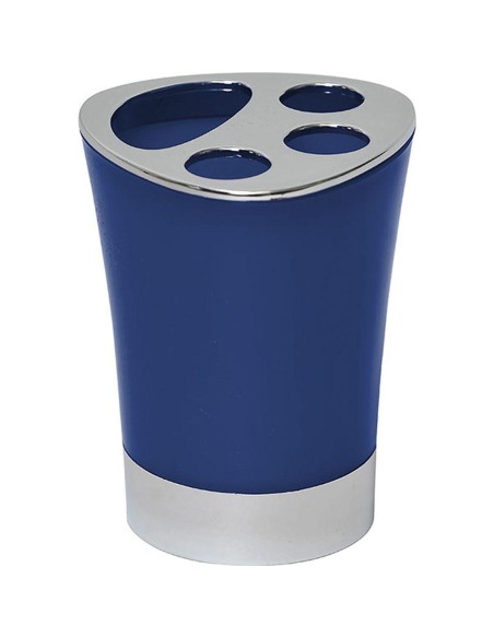 porte brosses a dents pp conique - bleu marine