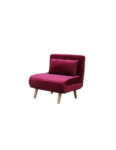 448352 fauteuil convertible mateo rouge