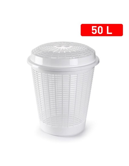 1148901 - coffre é linge rond blanc