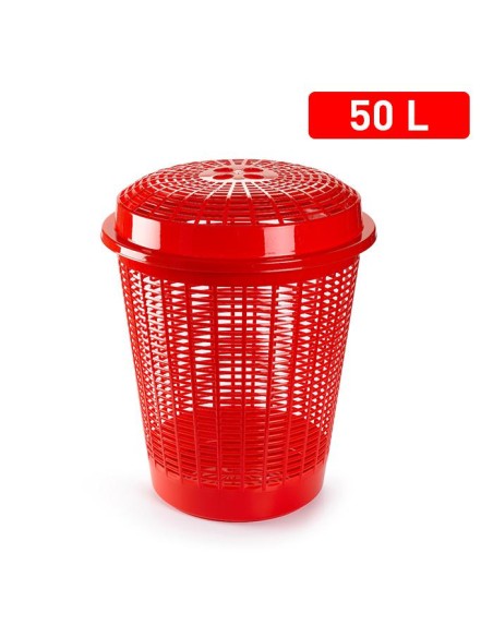 1148907 - coffre é linge rond rouge