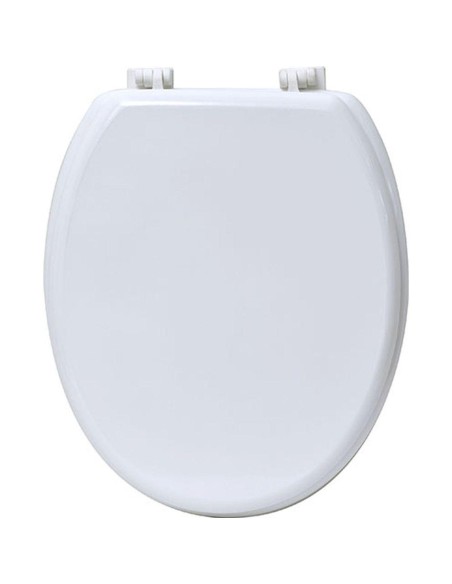 4101100 - abattant wc mdf 18 pouces attaches plastiques - blanc