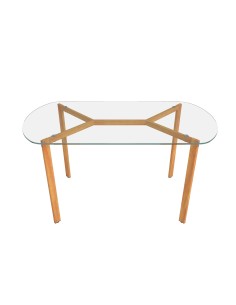 table flex rect. - plateau fume - 140x70x75cm