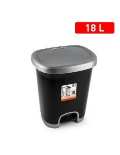 12307z5 - poubelle avec pedale color 18l np