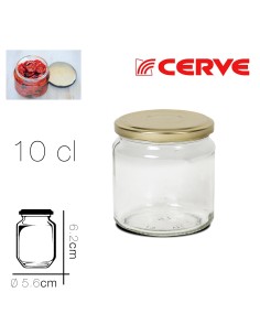 10766-bocal hermetique sottovetro 10 cl diam5.6 x 6.2 cm