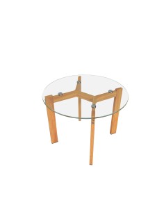 table appoint flex carre - plateau transp - 80x45cm