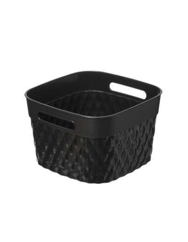 174575j-panier carre 20x13 noir disco