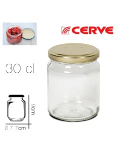 10768-bocal hermetique sottovetro 30 cl diam7.7 x 9 cm