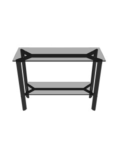 console flex  - plateau transp - 100x35x75cm