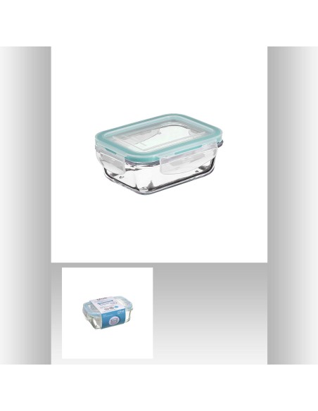 146653 - boite carre ver 0,33l clipeat L. 12 x P. 12 x H. 6,2 cm