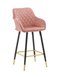 453974-tabouret de bar rani en velours rose